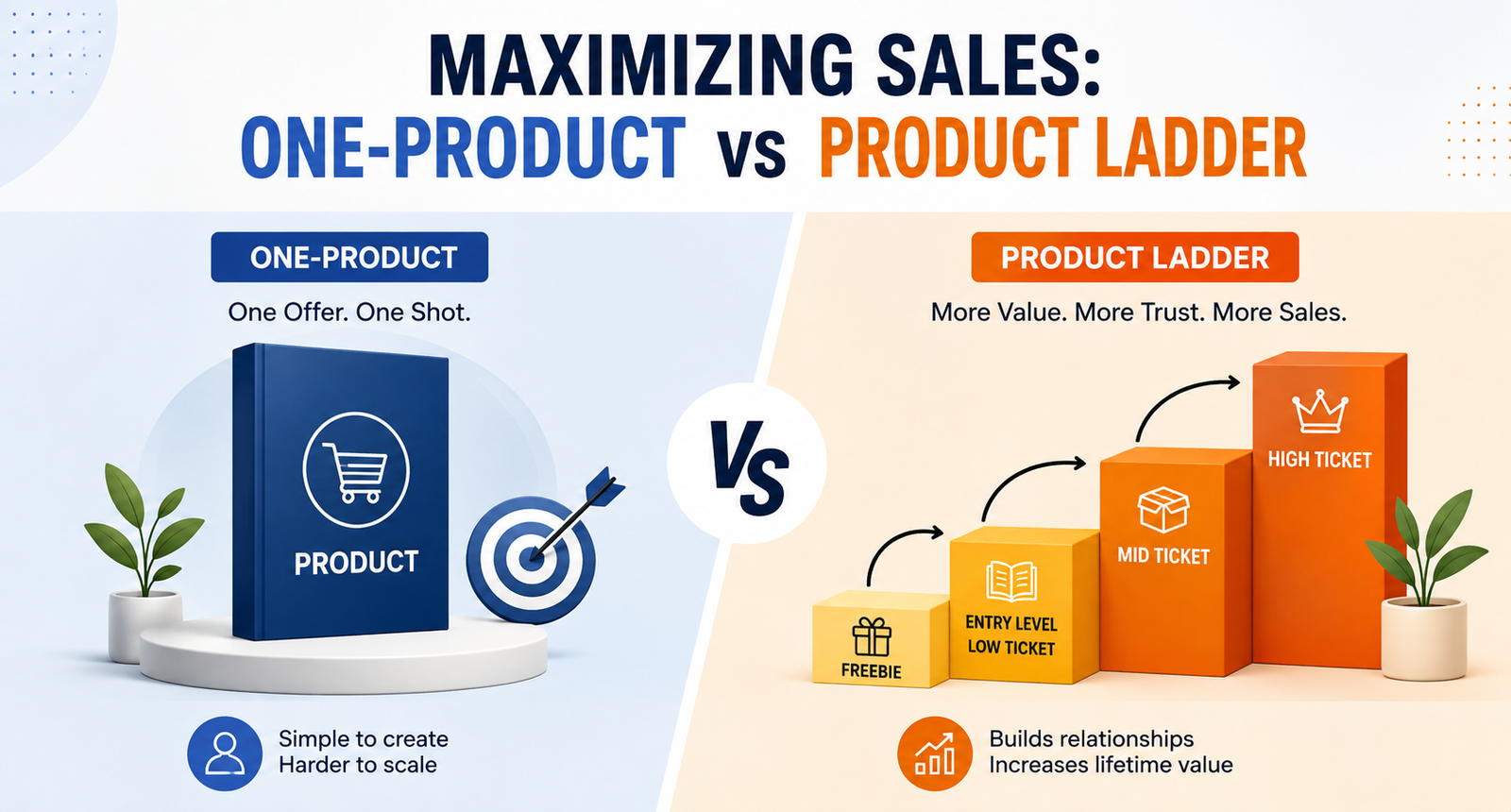 One-Product vs Product Ladder - ConvertNest