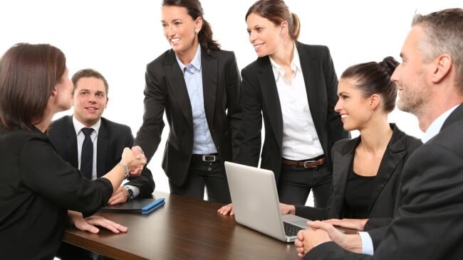 A group of people engaging in a community meeting