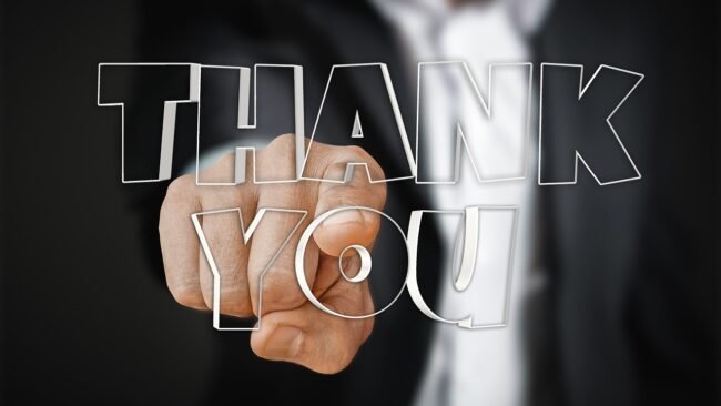 Thank you Page